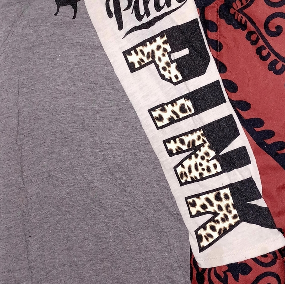 Gently used Victoria's secret pink 3/4 sleeve shirt size medium - Picture 4 of 6